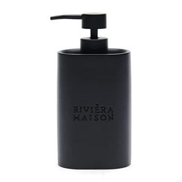 Riviera Maison - Soap dispenser - RM 48 - plastic - black - height 17.3 cm on sale